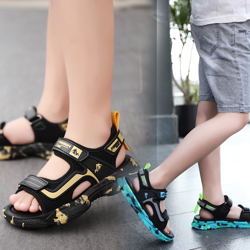 Xăng đan Thể Thao Đế Mềm Chống Trượt Thoải Mái Và Nhẹ Dành Cho Trẻ Em Trai