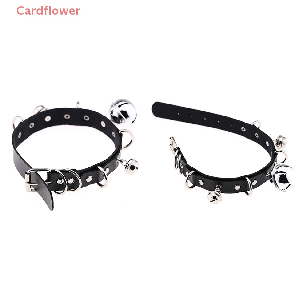 Vòng Cổ Choker Da Đính Chuông Phong Cách Punk Mới
