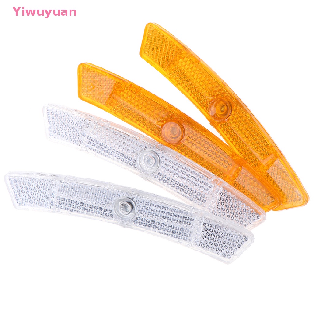 &lt;Yiwuyuan&gt; 2pcs Bicycle Spoke Reflector Safety Warning Light Wheel Rim Reflective Light New