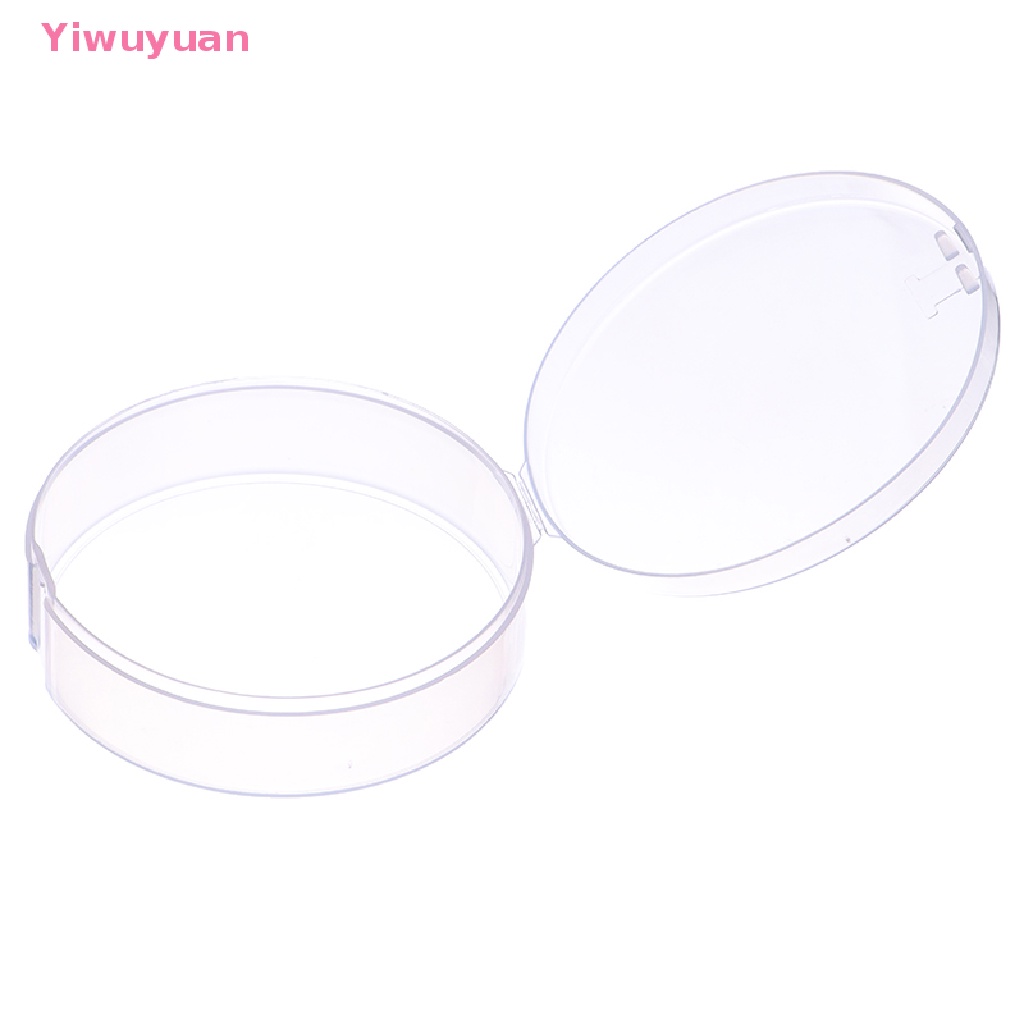 Hộp Đựng Mút Trang Điểm Trong Suốt Hình Tròn Mới