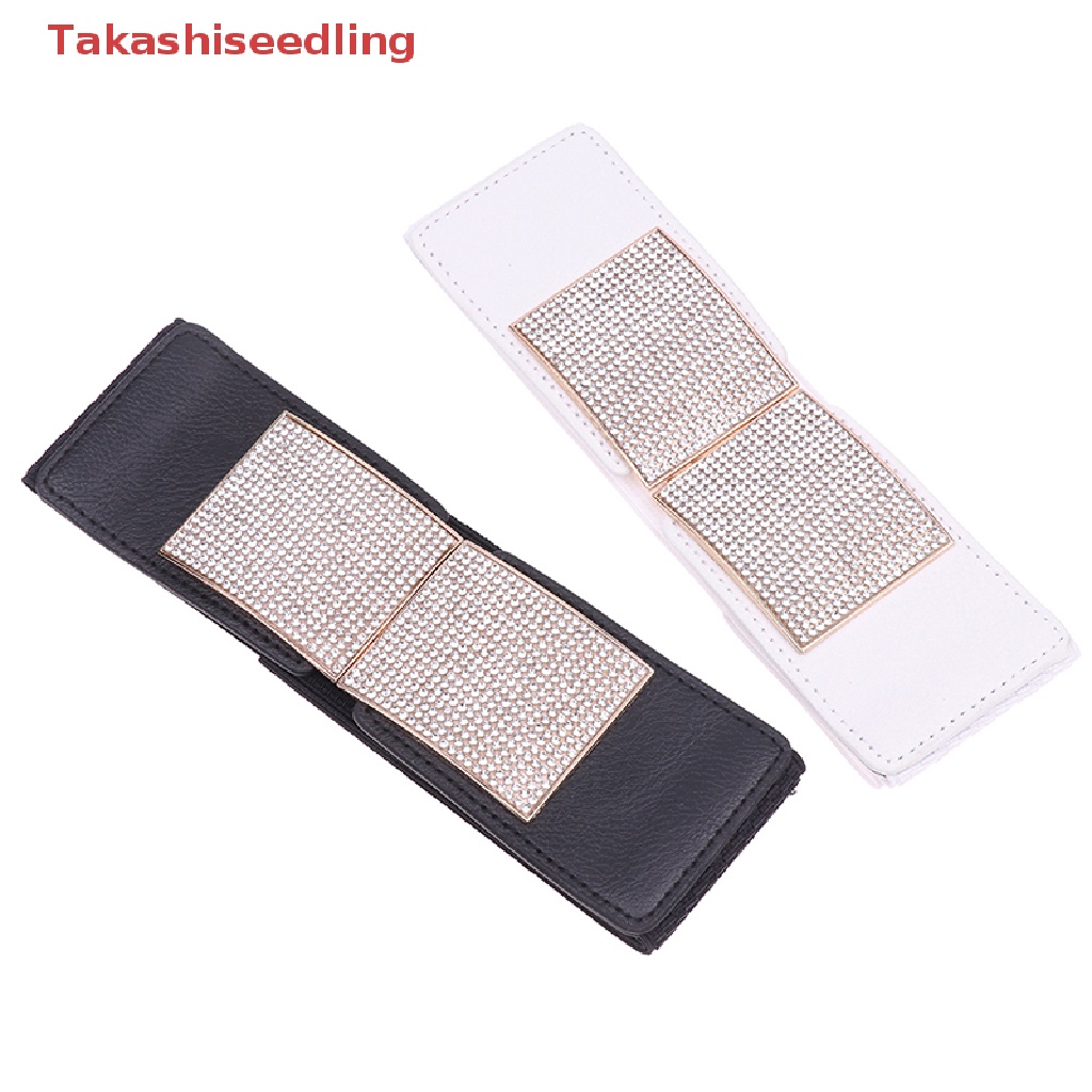 Thắt Lưng Co Giãn Phối Khóa Vuông Trang Trí Đầm Nữ