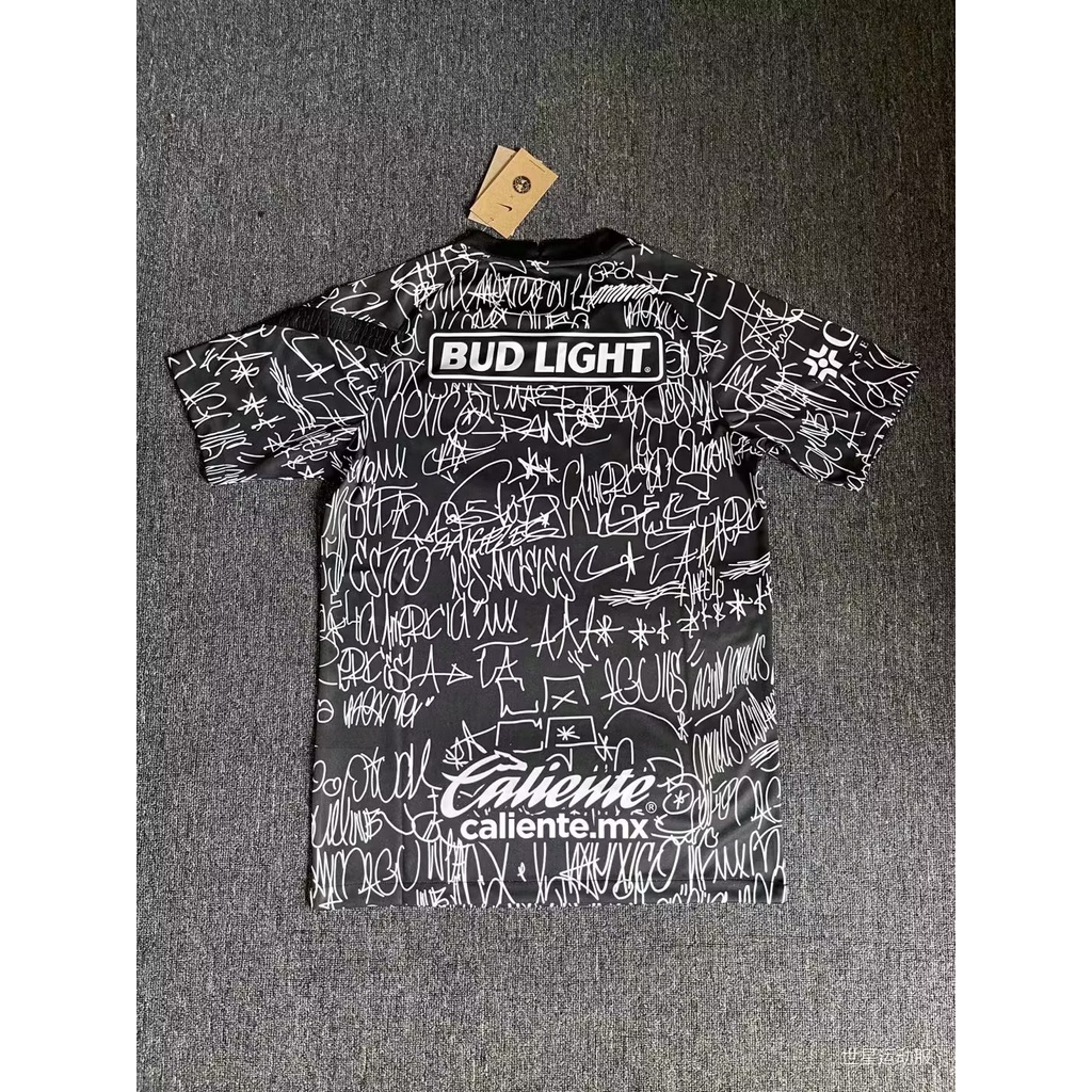 Áo Thun Bóng Đá Tay Ngắn Màu Đen Mỹ 2122 Chất Lượng Cao