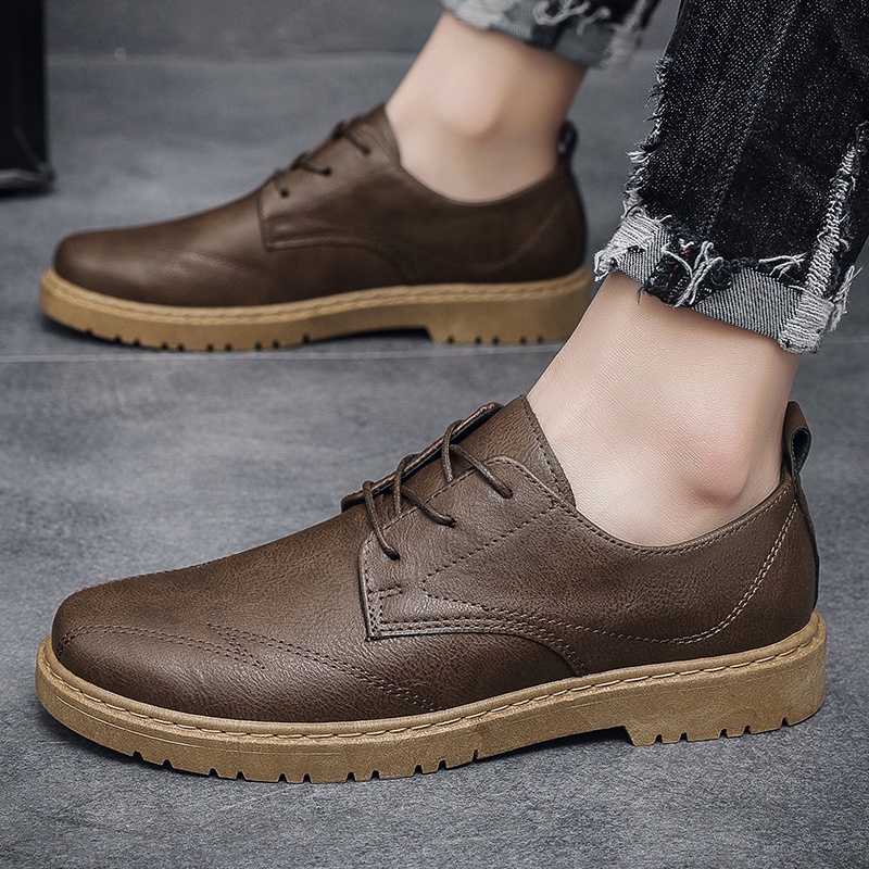 Giày đen giày tây nam giày tây giày da nam công sở giày đen chất lượng cao giày nam Thời trang dép nam giày dép