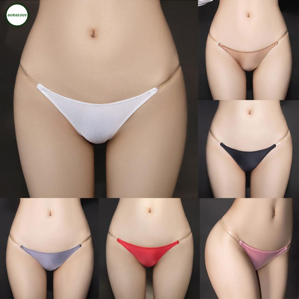 GORGEOUS~T-back Thongs Smooth Ultra Thin Woman Adjustable Female Glossy Lingerie