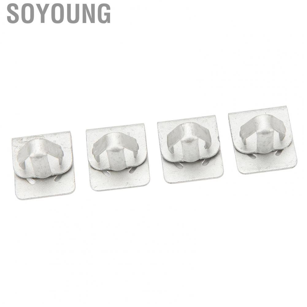 Soyoung Front Skid Plate Insert Clip  Perfect Fit Oil Filter Access Panel Door Clips 4PCS W715288S439 for Vehicle