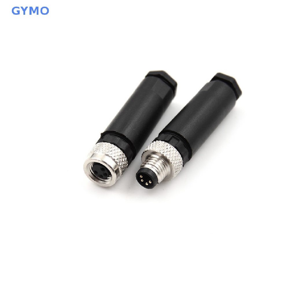 [cxGYMO] Sensor Connector M8 Male Female Screw Threaded Plug Coupling 3 4 Pin A type  HDY