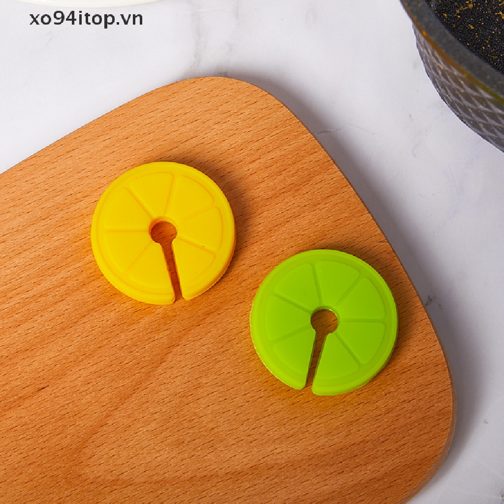 Kẹp Nhấc Nắp Nồi Chống Tràn Hình Quả Chanh Bằng Silicon Cấp Thực Phẩm