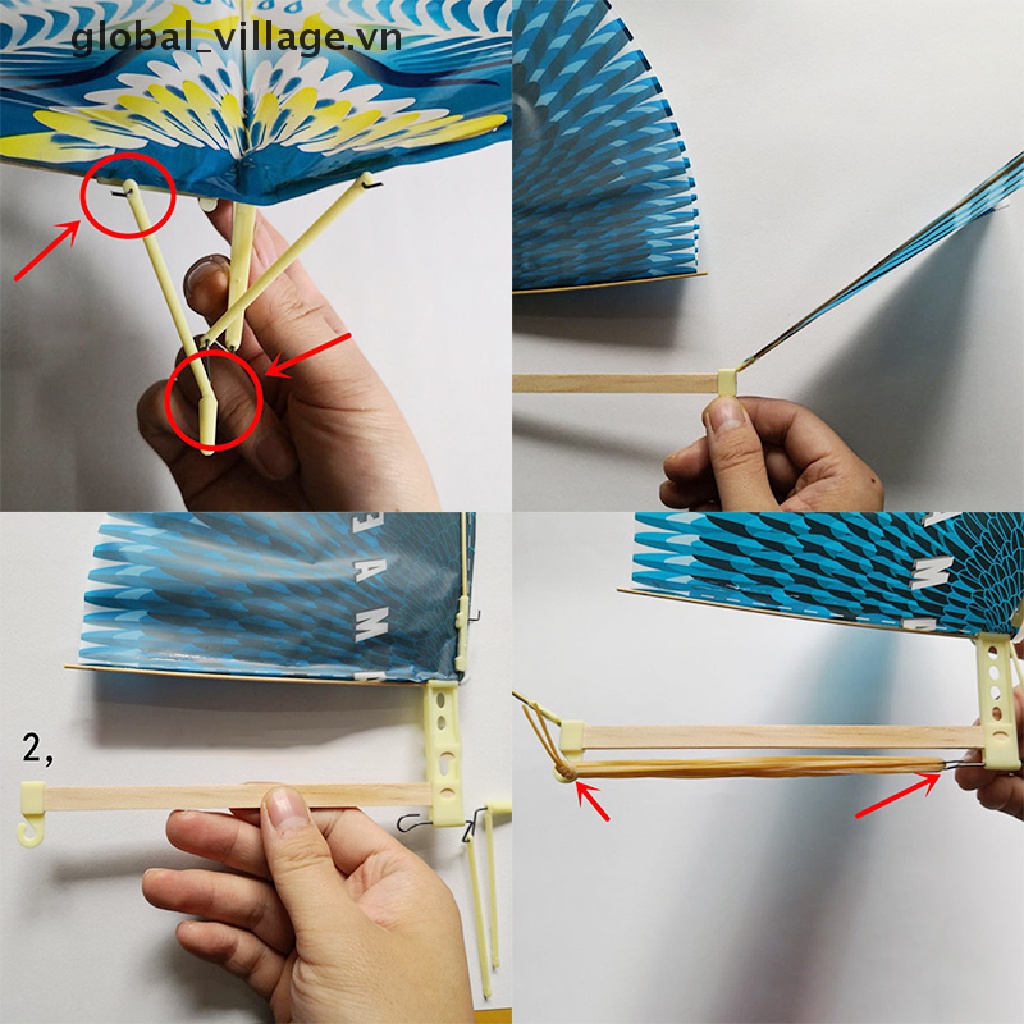 Đồ Chơi Diều Dây Cao Su Đàn Hồi Hình Chú Chim Vui Nhộn Cho Bé
