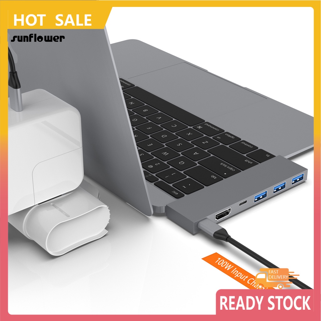 Trạm Sạc Laptop Bằng Hợp Kim Nhôm Cổng USB 3.0