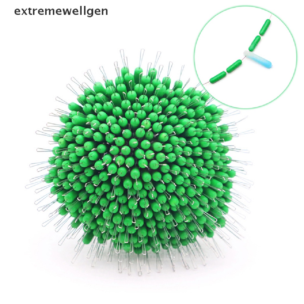 Set 300 Phụ Kiện Câu Cá Bằng Silicon Màu Đen Hình Oval