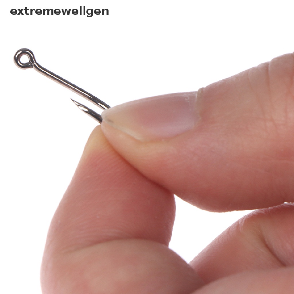 Hộp 100 Lưỡi Câu Cá Bằng Thép Cacbon Mềm Mại