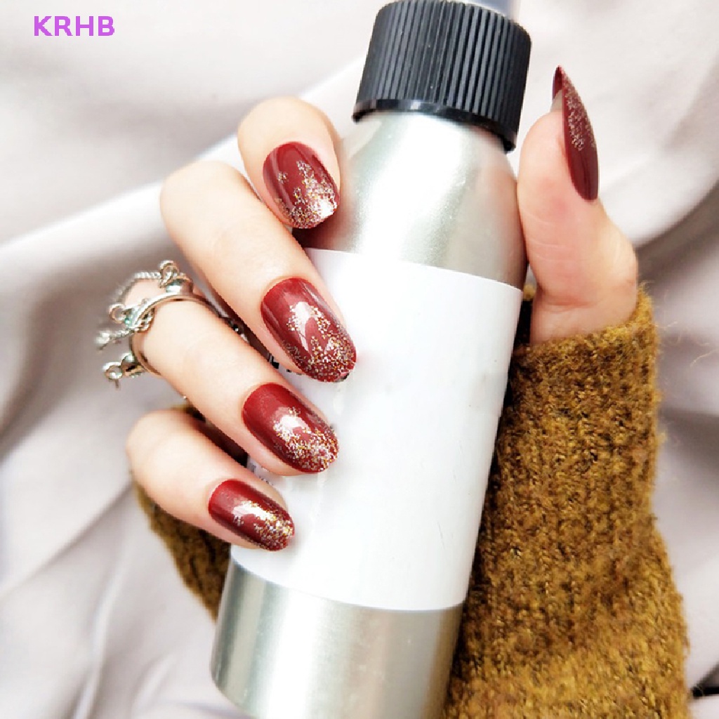 Set 24 Móng Tay Giả Đính Đá Trang Trí Tiệc Cưới Kèm Keo Dán Mới