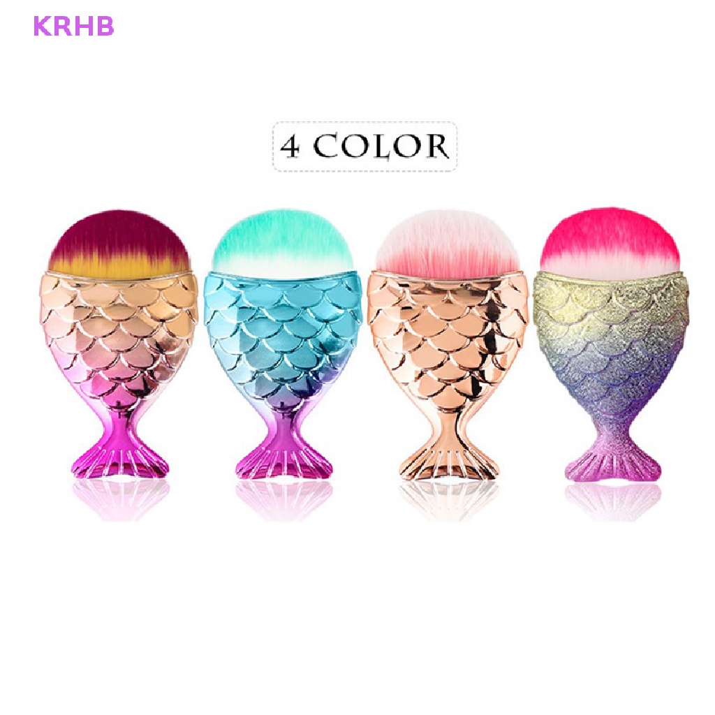 Cọ Trang Điểm Đáy Phẳng Hình Đuôi Cá KRHB