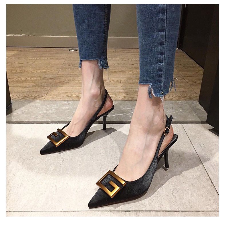 Giày Cao Gót Mũi Nhọn Thanh Lịch Thời Trang Cho Nữ