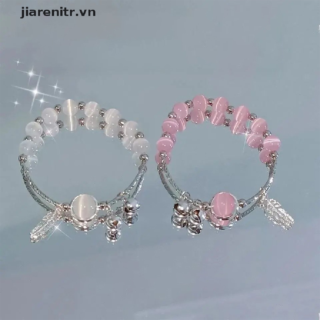 Vòng Tay Chuỗi Hạt Đá Mắt Mèo Giả Thời Trang Dễ Thương Cho Nữ