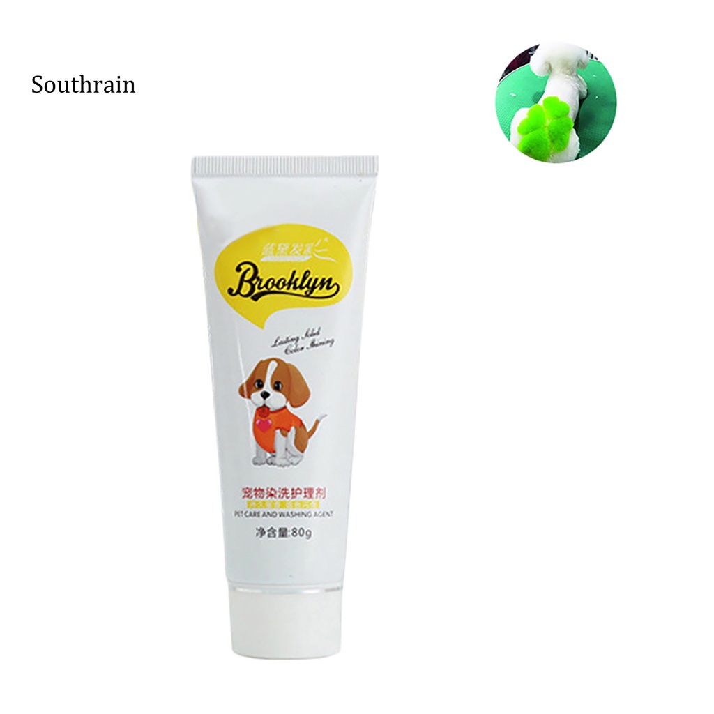 Túi 80g Thuốc Nhuộm Lông Thú Cưng Chó Mèo Tiện Dụng [STN] 80g