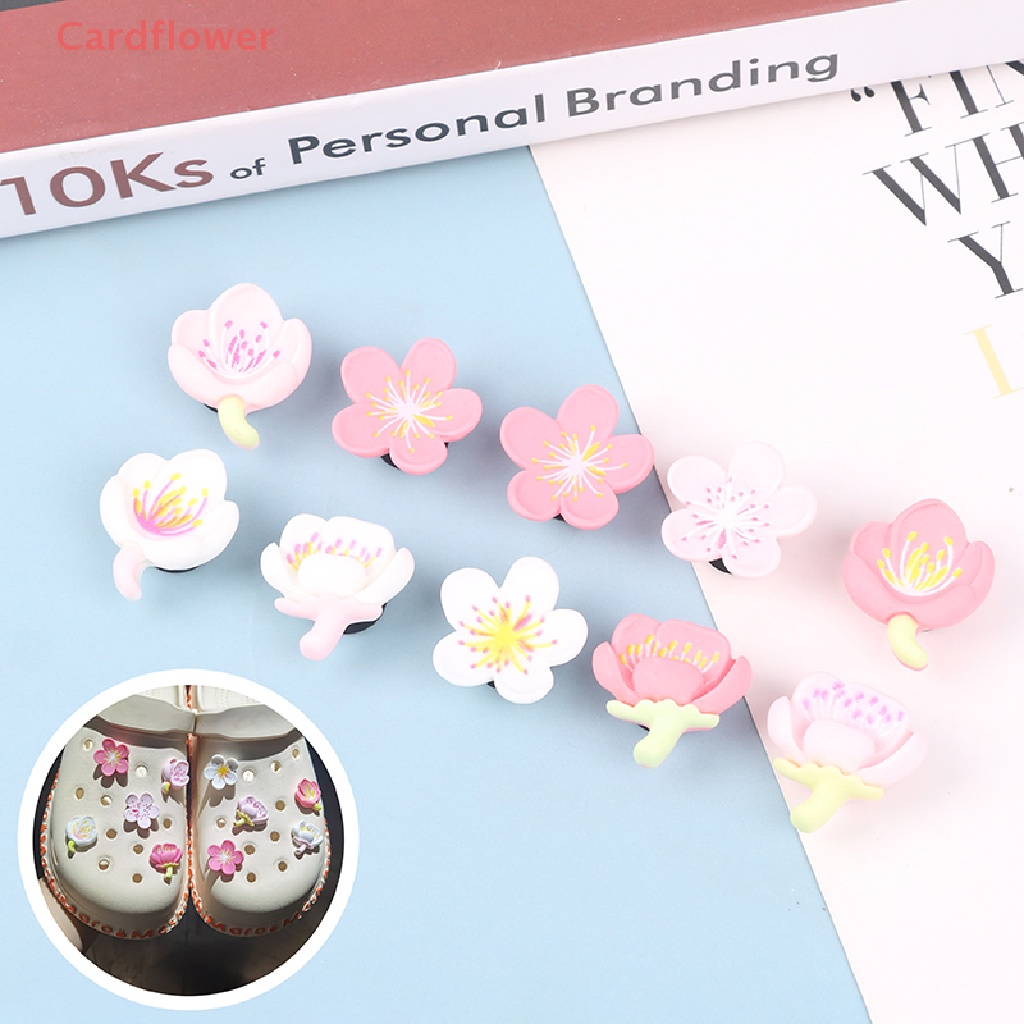 1 Bộ Khóa Giày Hình Hoa Thời Trang Ngọt Ngào Trang Trí Mới