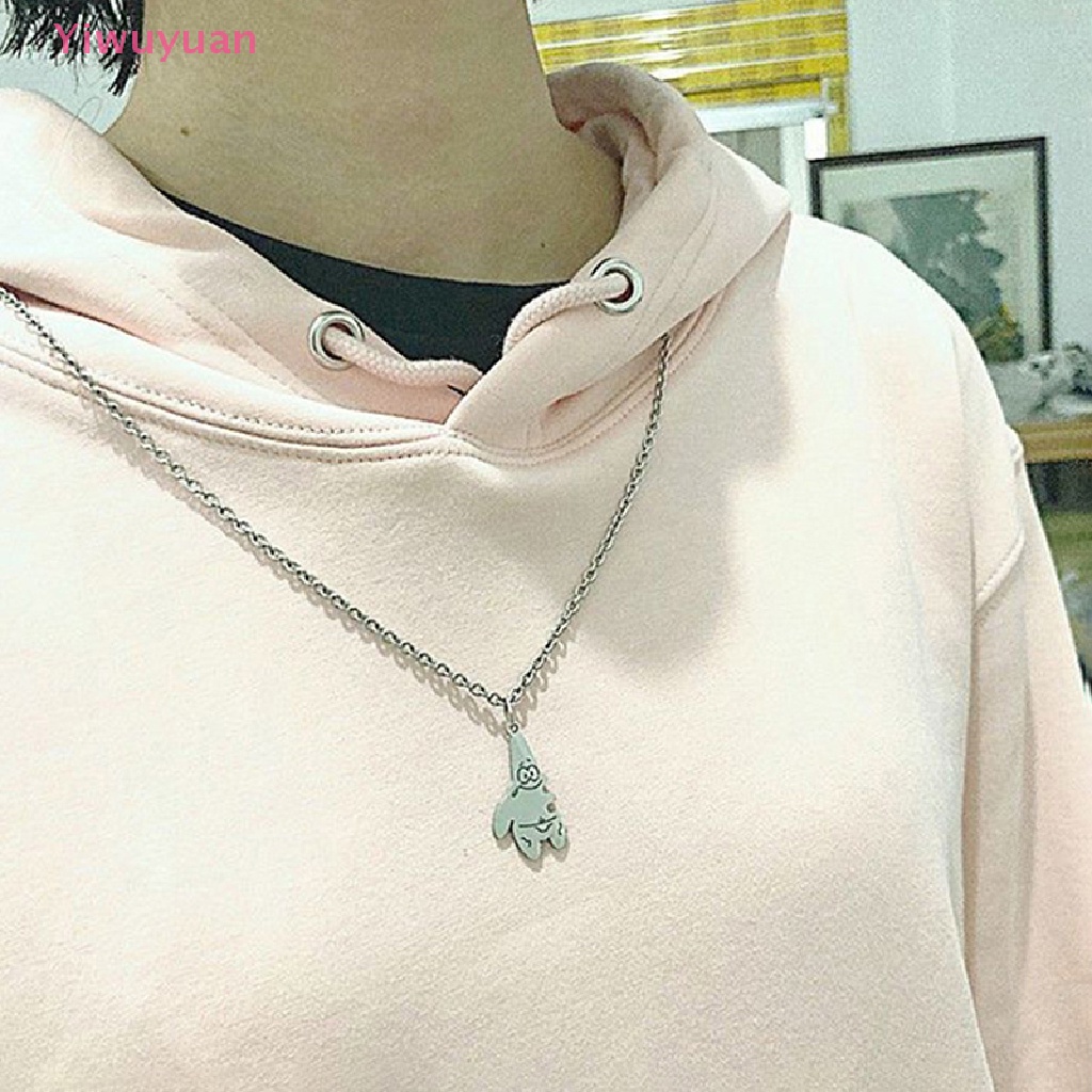 < Yiwuyuan > Vòng cổ Mặt Nhân Vật Hoạt Hình Thời Trang Mới Cho Cặp Đôi