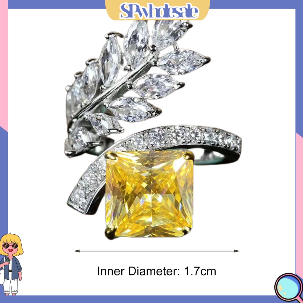 <SPwholesale> Nhẫn Hình Chiếc Lá Thời Trang Dành Cho Nữ