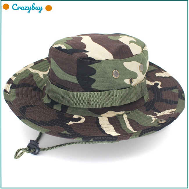 Cr Nón Vành Tròn Chống Nắng Tiện Dụng Khi Đi Câu Cá / Leo Núi / Cắm Trại