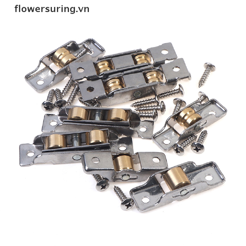 Bánh Xe Lăn Bằng Thép Không Gỉ Không Ồn Chuyên Dụng Cho Cửa Trượt