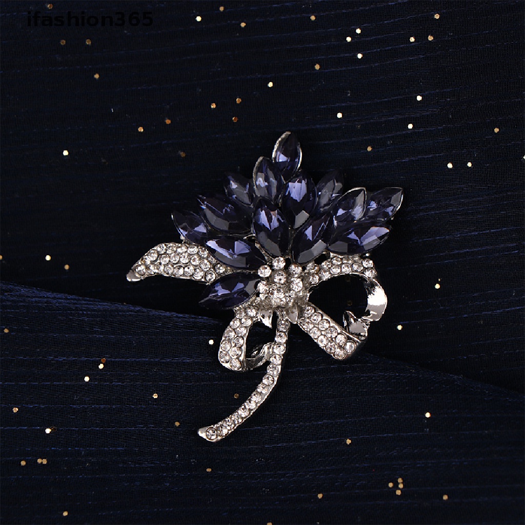 Ghim Cài Áo Hình Hoa / Động Vật Đính Đá / Ngọc Trai Thời Trang Cho Nữ ifashion365