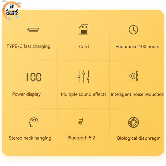 Tai Nghe Thể Thao Không Dây Bluetooth Bt25 Sức Chứa Lớn Có Màn Hình Hiển Thị Pin Đeo Cổ