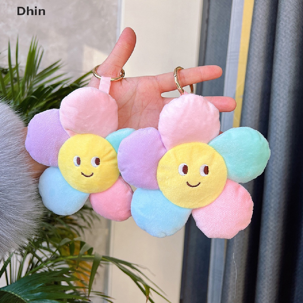 Móc Khóa Hình Hoa Hướng Dương Nhồi Bông Dễ Thương