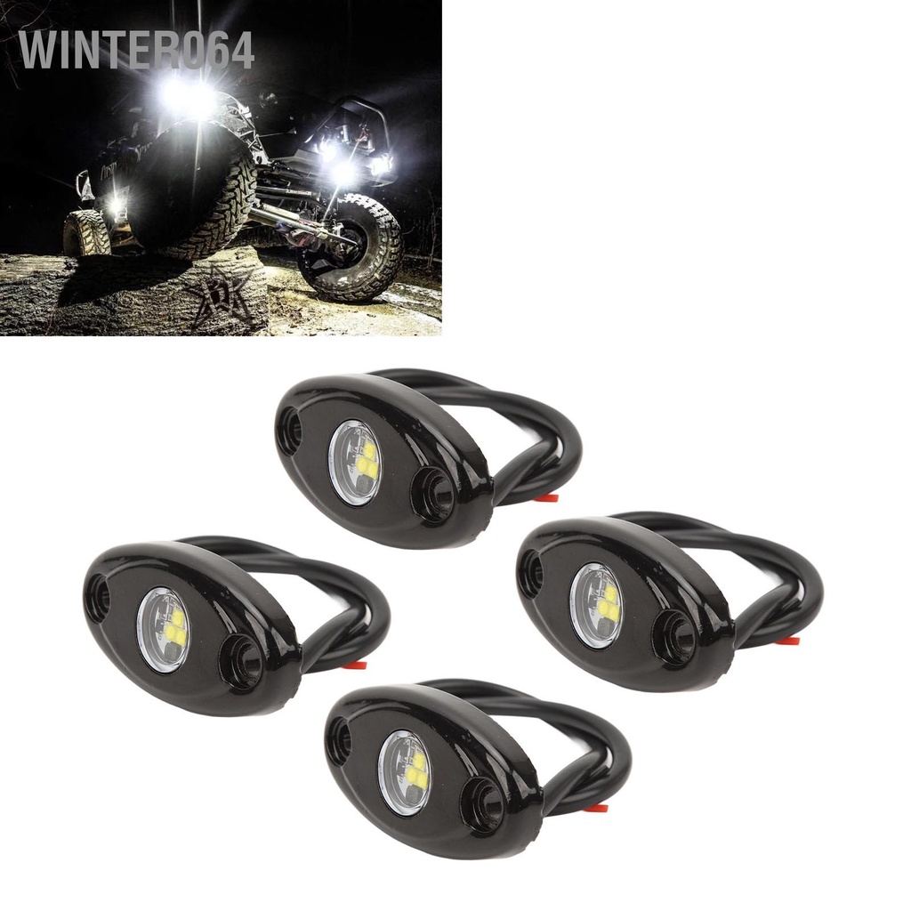 Bộ 4 Đèn Led 9 Sang 32V 9W Ánh Sáng Trắng Cao Cấp Cho Xe Hơi / Tàu Thuyền