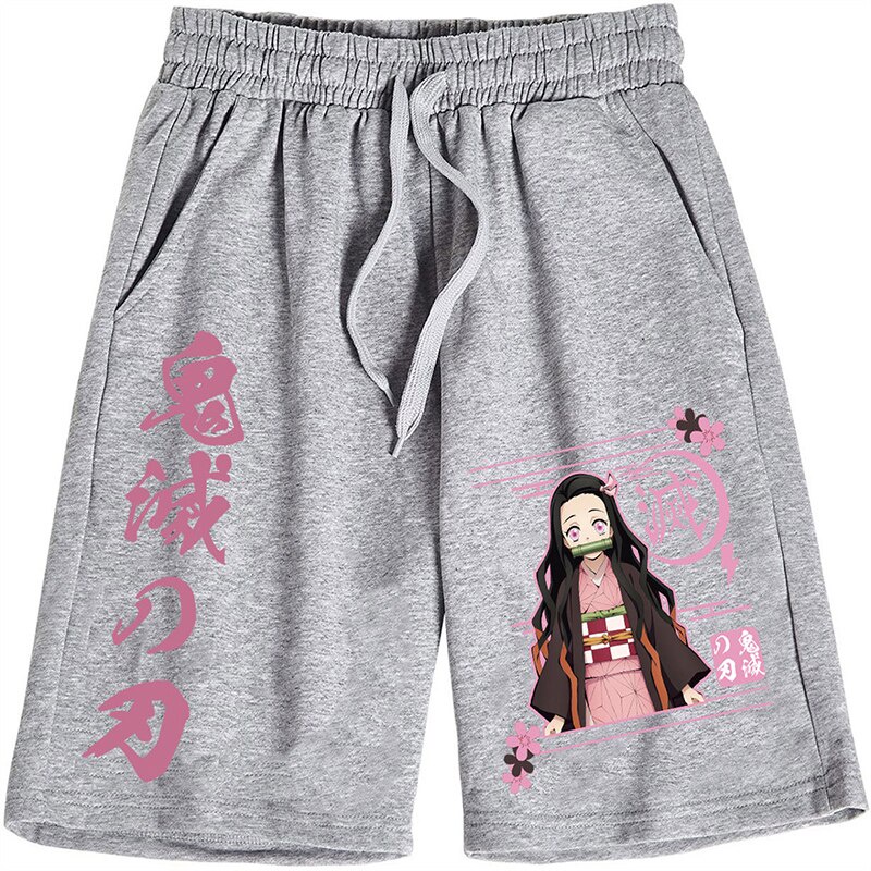 Quần Short Nam Anime Demon Slayer Kamado Nezuko Graphics