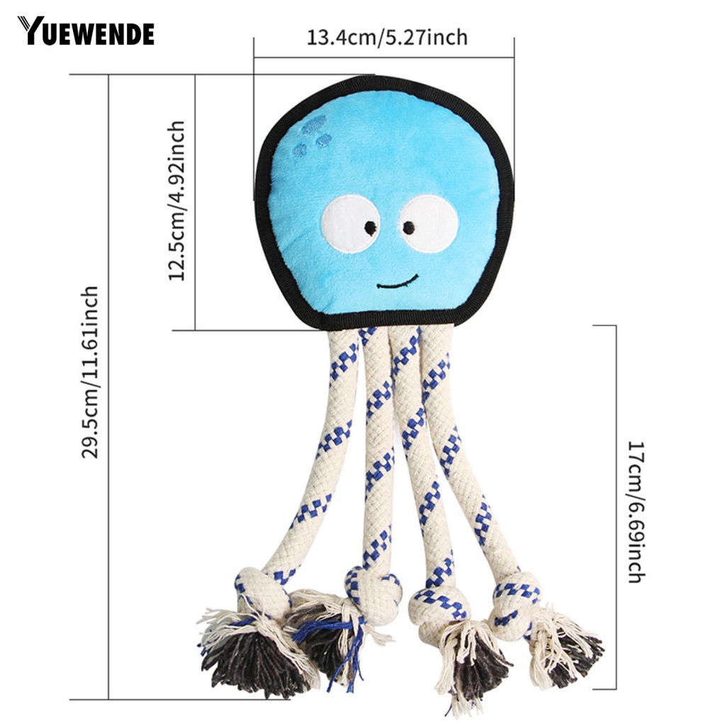 Đồ Chơi Bạch Tuộc Trọng Lượng Nhẹ Mài Răng Cho Thú Cưng