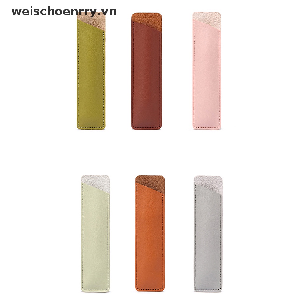 Túi Đựng Bút Bằng Da PU Họa Tiết Dễ Thương Thông Dụng