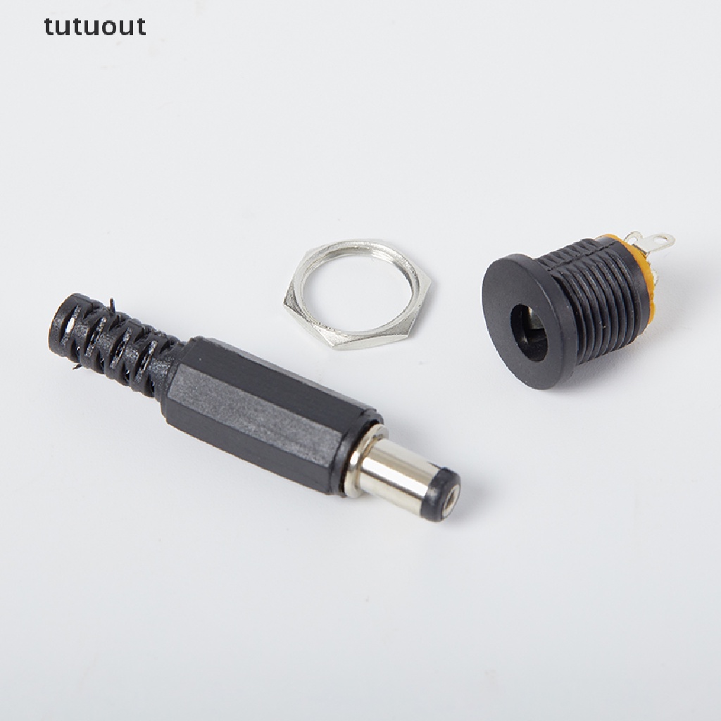 Set 5 Phích Cắm Đực + 5 Ổ Cắm Cái DC022 5.5 * 2.1mm DC 12V Chuyên Dụng