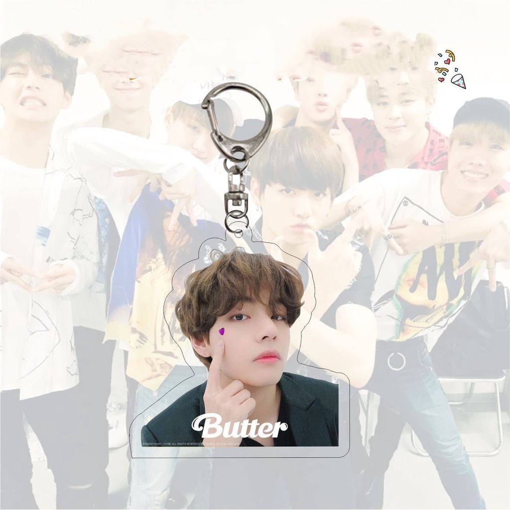 Móc Khóa acrylic In Hình Các Thành Viên Nhóm Nhạc BTS
