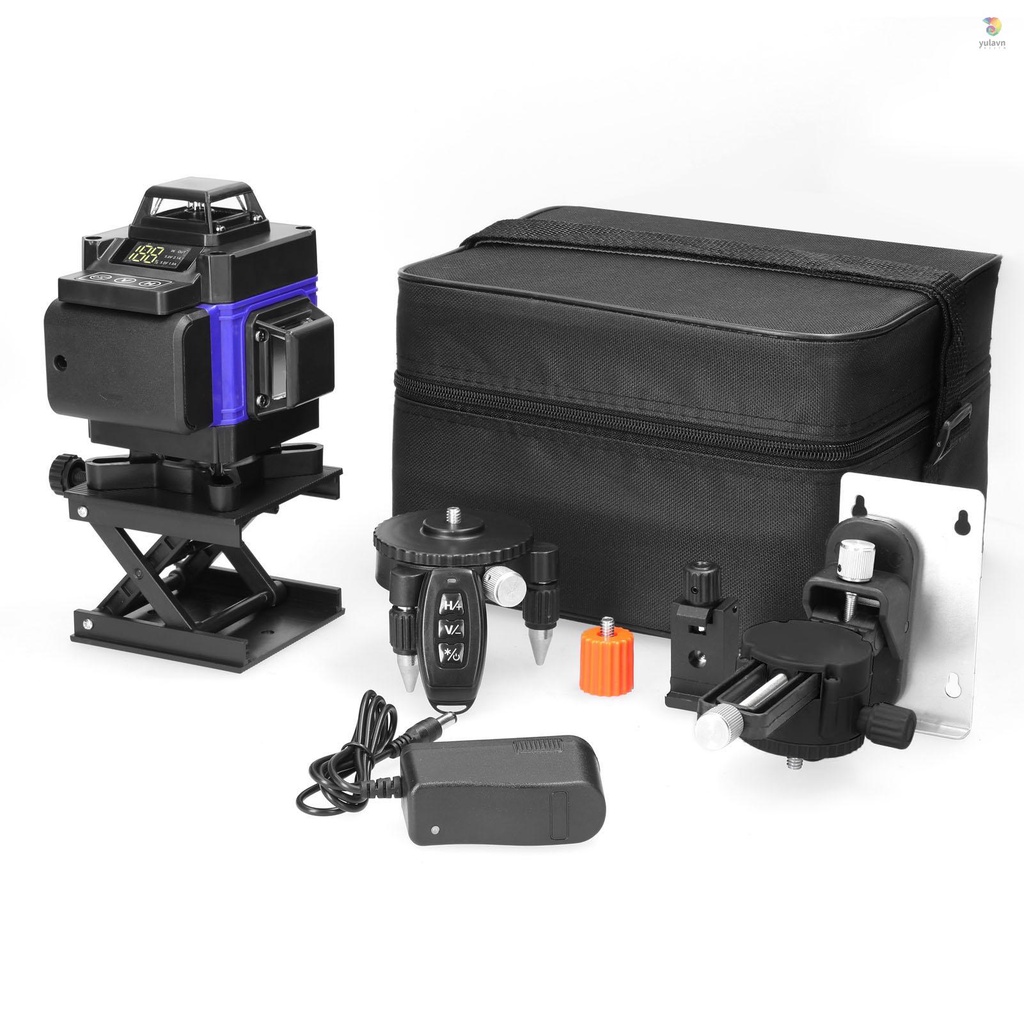 Đèn Laser Đa Năng 4D 16 Đường 3 Cấp Độ 4D Chất Lượng Cao° Máy Cân Bằng Pin Lithium Tự Điều Chỉnh Chuyên Dụng