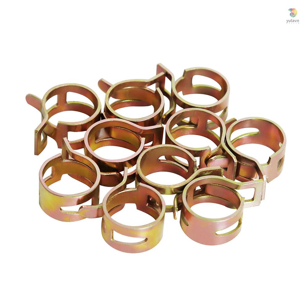 Set 60 Vòng Kẹp Ống Nhiên Liệu 6 / 9 / 10 / 12 / 14 / 15mm Bằng Thép Không Gỉ