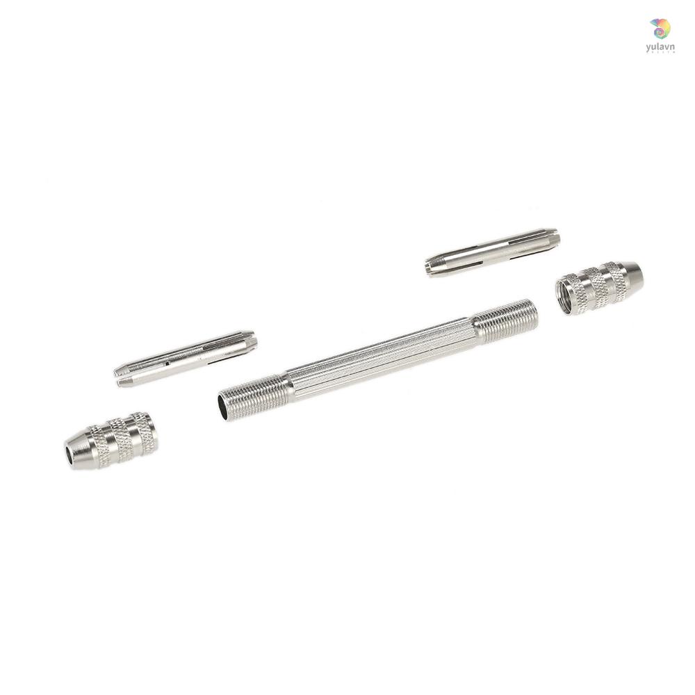 Bộ Máy Khoan Cầm Tay Mini Chuyên Nghiệp Với 10 Mũi Khoan Xoắn Thép Tốc Độ Cao Kèm Giá Đỡ Mũi Khoan Đôi Chất Lượng Cao