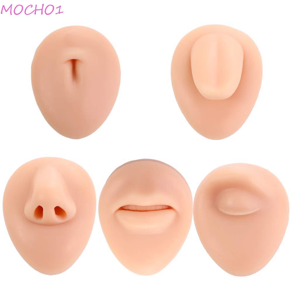 Mô Hình Mặt Silicone / Mũi / Miệng Luyện Tập Xỏ Khuyên Chuyên Nghiệp 1