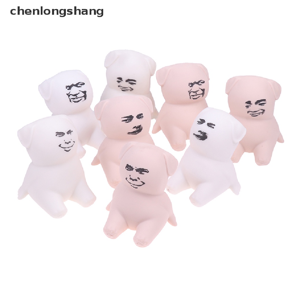 Chenlongshang 1 Đồ Chơi Bóp Giảm Căng Thẳng Hình Búp Bê Biểu Tượng Cảm Xúc