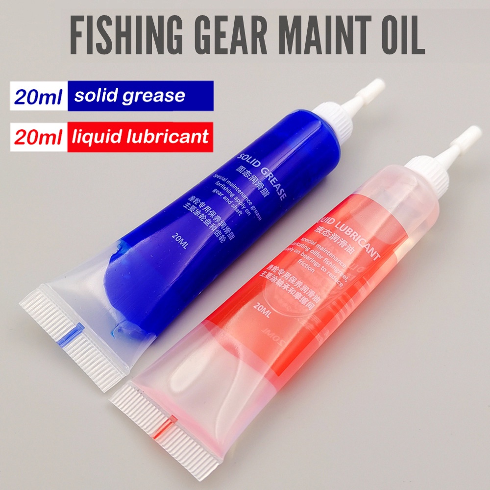 Set Dầu Bôi Trơn 20ml + Dầu Bôi Trơn Cho Cần Câu Cá 20ml