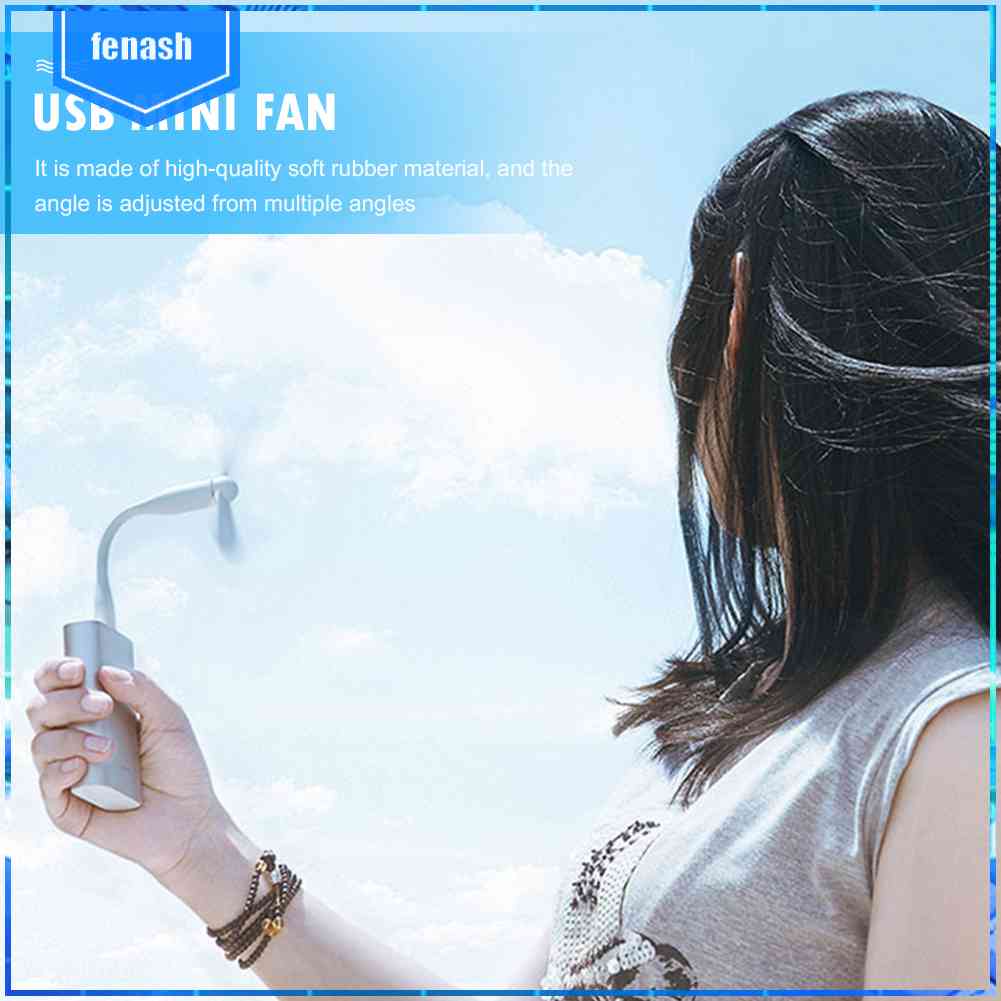 Quạt USB Mini Linh Hoạt Có Thể Uốn Cong Cho Sạc Dự Phòng / Máy Tính / Laptop