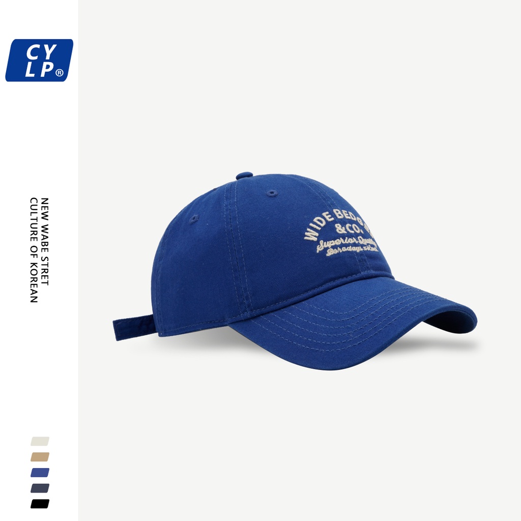 Mũ Lưỡi Trai Mềm Thêu Chữ Phong Cách Đường Phố Hàn Quốc Thời Trang Mùa Hè Cho Cặp Đôi