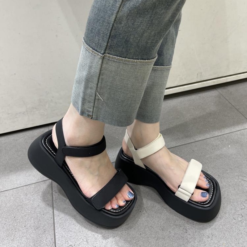 Xăng đan Khóa Dán Hở Ngón Trọng Lượng Nhẹ Thời Trang Nữ