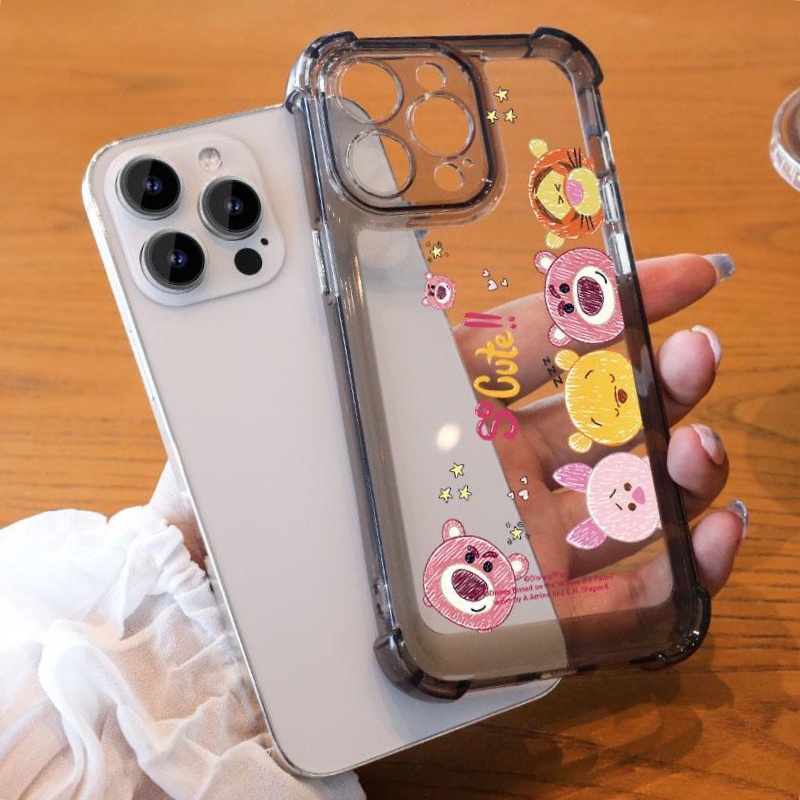 Ốp Điện Thoại TPU Mềm Trong Suốt Chống Sốc Cho IPhone 11 14 13 12 Pro Max XS Max X XR 7 + 8 6 6S Plus Sự Bảo Vệ