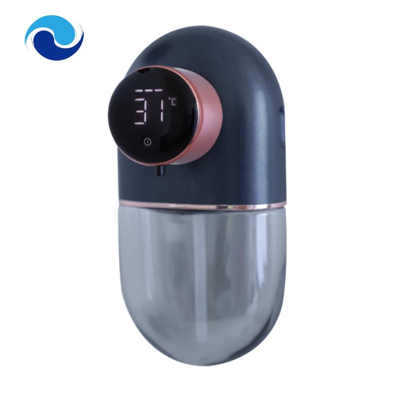 1 Bộ Bình Đựng Xà Phòng Rửa Tay Tự Động Thông Minh Sạc USB Màn Hình Kỹ Thuật Số Màu Trắng