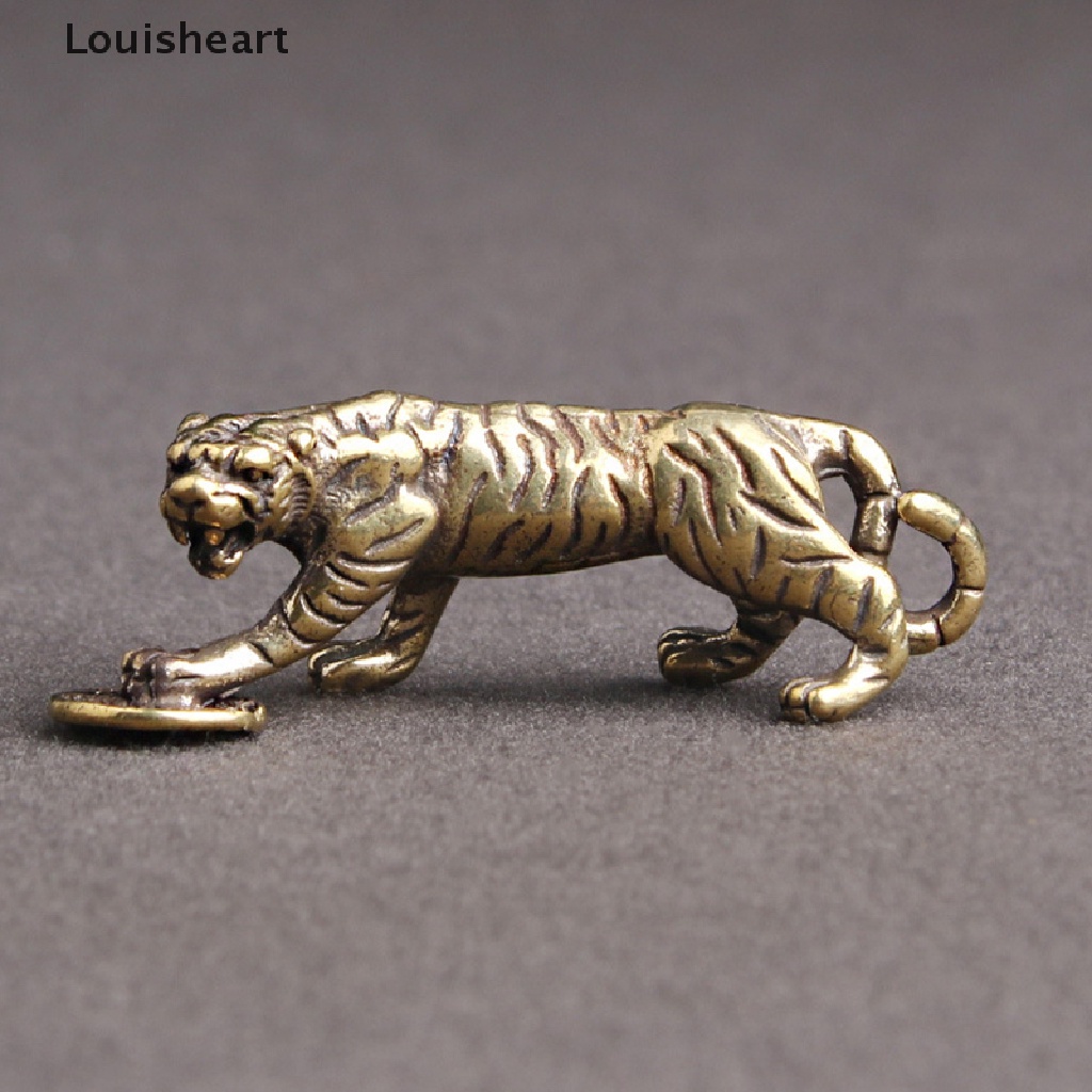 Tượng Hổ Louisheart Bằng Đồng Thau Phong Cách Retro Trang Trí Xe Hơi