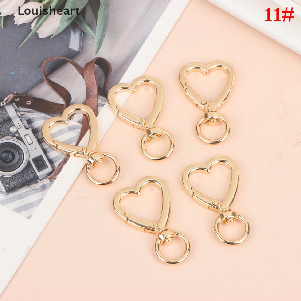 Bộ 5 Móc Khóa Hình Trái Tim Louisheart TFG