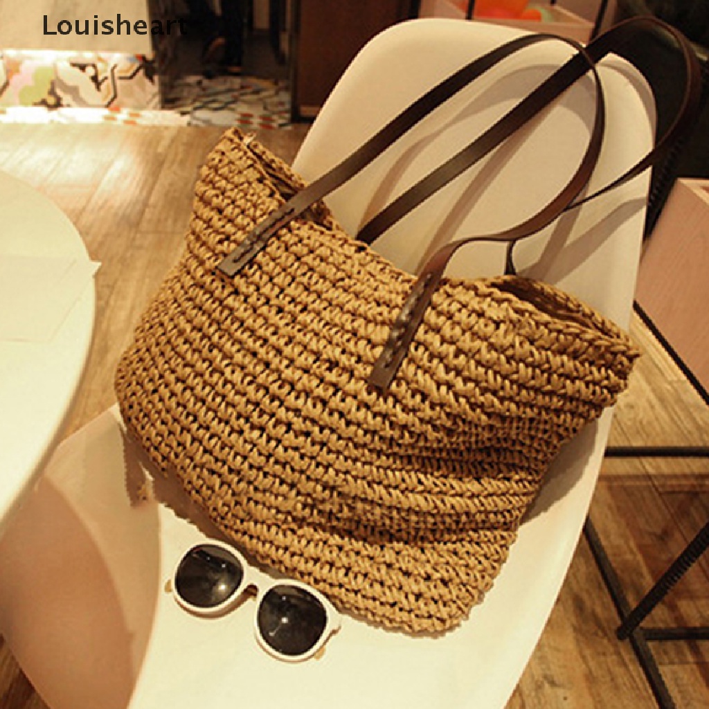 Túi Xách Louisheart Sức Chứa Lớn Kiểu Dáng Đơn Giản Thời Trang Dành Cho Mùa Hè