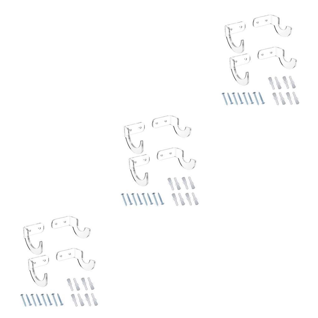 Giá Đỡ Bóng Chày Bằng Acrylic 1 / 2 / 3S Gắn Tường Tiện Dụng Cho Phòng Khách