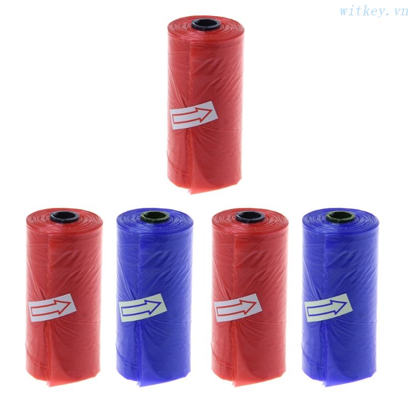 Set 5 Cuộn Túi Đựng Tã Em Bé Dùng Một Lần Tiện Dụng